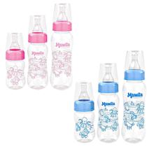 KIT MAMADEIRA MAMITA (80ml, 150ml, 240ml) Bebê Menino Menina Conjunto Presente