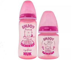 Kit Mamadeira My First NUK 150ml e 300ml Girls Kit Mamadeira My First NUK 150ml e 300ml Girls