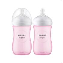 Kit Mamadeira Natural Pétala 3.0 Rosa 260 ml Philips Avent