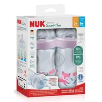 Kit Mamadeira Nuk Menina 0-6 E 6+ Mes 150/270Ml Essence Rosa