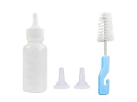 Kit Mamadeira Para Filhotes de Cães E Gatos Com 3 Bicos Especial - Lms Pet