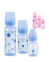 Kit Mamadeira Petita Com 03 nas cor Rosa ou na cor azul 240ml 140ml 60ml Kit Mamadeira Petita Com 03 nas cor Rosa ou na cor azul 240ml 140ml 60ml