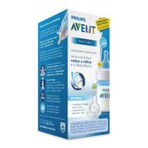 Kit Mamadeira Philips Avent Anti Cólica Azul 125ml+ Bico N2 - Phillips Kit Mamadeira Philips Avent Anti Cólica Azul 125ml+ Bico N2 - Phillips