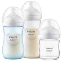 Kit Mamadeira Philips Avent Pétala 3.0 125/260/330ml Azul