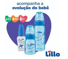 Kit Mamadeiras 3 unidades Azul Lillo Kit Mamadeiras 3 unidades Azul Lillo