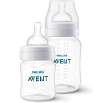 Kit Mamadeiras Bebe Philips Avent 2 125ml 260ml Classica