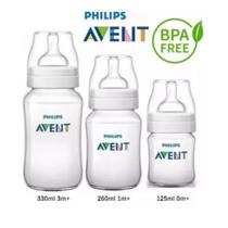 Kit Mamadeiras Classica Anti-colica 125/260/330ml Philips Avent Scd372/03