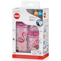 Kit Mamadeiras My First 150 Ml E 300 Ml Rosa Flamingo - Nuk