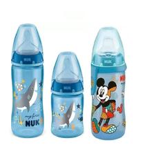 Kit Mamadeiras My First 150ml + 300ml Azul + Copo Active 300ml Mickey Romero Nuk Kit Mamadeiras My First 150ml + 300ml Azul + Copo Active 300ml Mickey Romero Nuk