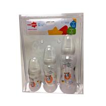 Kit Mamadeiras Neopan c/3 Ortodontico Branco Dog 3354 Kit Mamadeiras Neopan c/3 Ortodontico Branco Dog 3354