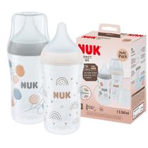 Kit Mamadeiras Nuk Perfect Match 260ml +3M 2un