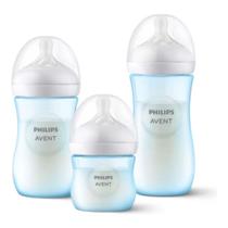 Kit Mamadeiras Pétala 3.0 Azul 125ml+260ml+330ml (0-3meses) Philips Avent Kit Mamadeiras Pétala 3.0 Azul 125ml+260ml+330ml (0-3meses) Philips Avent