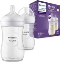 Kit Mamadeiras Pétala 3.0 Transp Duplo Pack 260ml - Avent