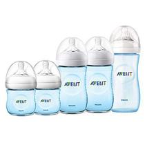 Kit Mamadeiras Pétalas 125ml, 260ml e 330ml Azuis - Philips Avent