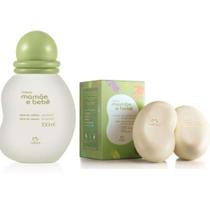 Kit Mamãe Bebê Colônia Mamãe Bebê 100ml + Caixa de Sabonete 2 Unidades Natura Kit Mamãe Bebê Colônia Mamãe Bebê 100ml + Caixa de Sabonete 2 Unidades Natura