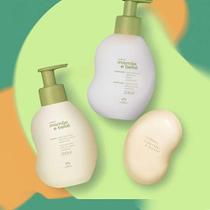 Kit mamãe bebe shampoo condicionador e um sabonete