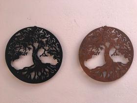 Kit Mandalas Arvore Da Vida Ferro Decoração Luxo