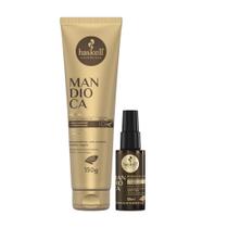 Kit Mandioca 1 Leave in 150g 1 Reparador de pontas 35ml Haskell