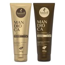 Kit Mandioca 1 Leave in 240g 1 Ativador de cachos 240g Haskell