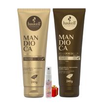 Kit Mandioca 1 Leave in 240g 1 Ativador de cachos 240g + Presente Lourre 15ml Kit Mandioca 1 Leave in 240g 1 Ativador de cachos 240g + Presente Lourre 15ml