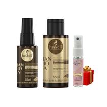 Kit Mandioca 1 Reparador de pontas 35ml 1 Nectavita 35ml + Presente Lourre 15ml Kit Mandioca 1 Reparador de pontas 35ml 1 Nectavita 35ml + Presente Lourre 15ml
