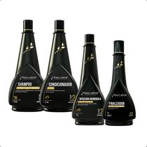 Kit Mandioca Completo Grande Raiz Latina Profissional Shampoo Condicionador Máscara Finalizador