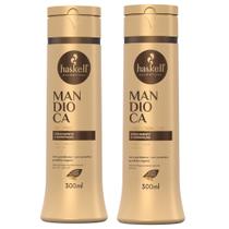 Kit Mandioca Haskell Shampoo & Condicionador 300ml Auxilia no crescimento do cabelo