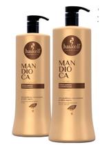 Kit Mandioca Haskell Shampoo e Condicionador 1L Kit Mandioca Haskell Shampoo e Condicionador 1L