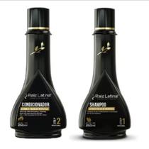Kit mandioca Raiz Latina shampoo e condicionador linha home care Kit mandioca Raiz Latina shampoo e condicionador linha home care