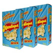 Kit Mandiopã sabor Batata Zero Glúten - 3 caixas de 80g cada Kit Mandiopã sabor Batata Zero Glúten - 3 caixas de 80g cada
