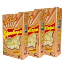 Kit Mandiopã sabor Camarão Zero Glúten - 3 caixas de 80g cada Kit Mandiopã sabor Camarão Zero Glúten - 3 caixas de 80g cada