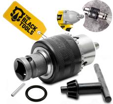 Kit Mandril 13mm Adaptador Chave De Impacto The Black Tools