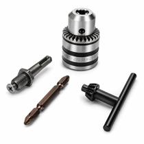 Kit Mandril Chave 1/2 Rosca 1,513mm Adaptador De Impacto Kit Mandril Chave 1/2 Rosca 1,513mm Adaptador De Impacto