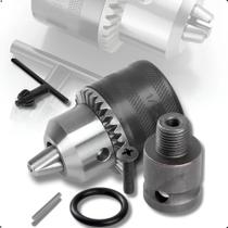 Kit Mandril Chave Rosca 1/2 13mm + Adaptador De Impacto Anel