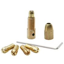 Kit Mandril Pinça 2.35mm 7 Pçs Motor Elétrico Micro Retífica