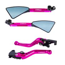 Kit Manete Esportivo Espelho Retrovisor Rizoma Moto Suzuki Gsr 750