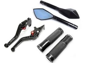 Kit Manete Esportivo Manopla v2 Retrovisor TM2 Ninja 250/300/400 Stark Race Kit Manete Esportivo Manopla v2 Retrovisor TM2 Ninja 250/300/400 Stark Race