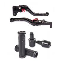 Kit Manete Esportivo Manopla XL Com Peso Yamaha Mt 03