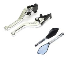 Kit Manete Esportivo Retrovisor TM2 Cb300 Cbx250 Twister
