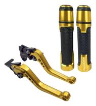 Kit Manete Manopla Bros 125 150 160 Personalizado A Laser