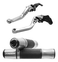 Kit Manete Manopla Com Peso Fazer 150 250 Gravado A Laser Kit Manete Manopla Com Peso Fazer 150 250 Gravado A Laser