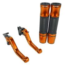 Kit Manete Manopla Esportivo Crosser Fazer Lander Factor Xtz