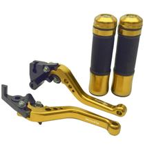 Kit Manete Manopla Esportivo Ninja 250r 300r Z300 Z400 Z125 Z250Sl Versys 300x