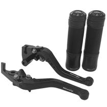 Kit Manete Manopla Esportivo Ninja 250r 300r Z300 Z400 Z125 Z250Sl Versys 300x