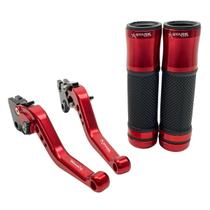 Kit Manete Manopla Esportivo Xtz Crosser Factor Lona Rx 125