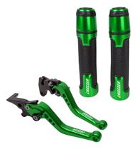 Kit Manete Manopla Fazer 250 150 A Disco Gravado A Laser
