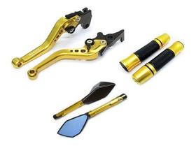 Kit Manete Manopla Fechada Retrovisor Tm2 Honda Cb500f
