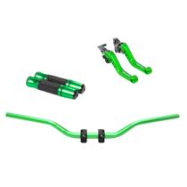 Kit Manete Manopla Guidão Adaptador Crosser Fazer Lander Xtz Kit Manete Manopla Guidão Adaptador Crosser Fazer Lander Xtz