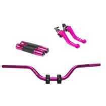 Kit Manete Manopla Guidão Adaptador Dafra Next 250 Next 300