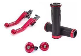 Kit Manete Manopla Peso Tampa Fazer 150 Ubs Factor 150 Ubs